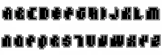 Neuronic Schriftart Groß
