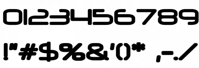 Neuropol Bold Font OTHER CHARS