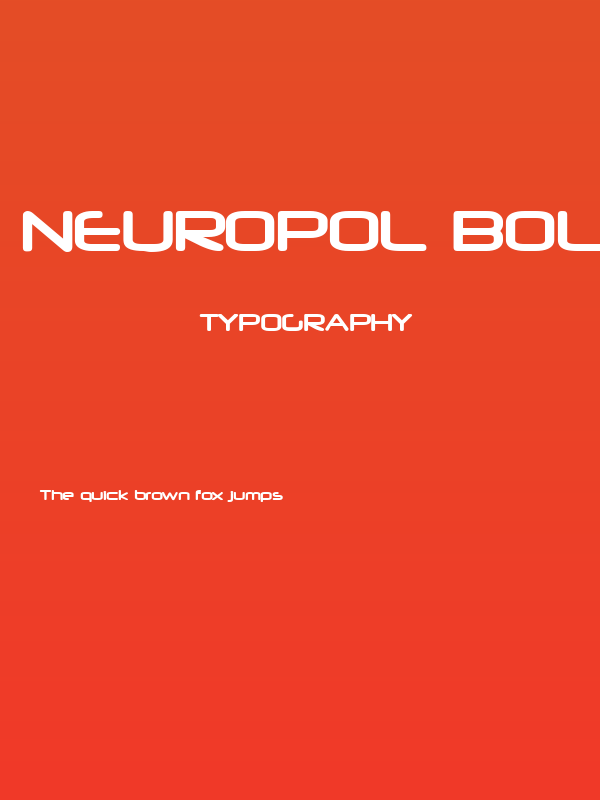 Neuropol Bold Poster