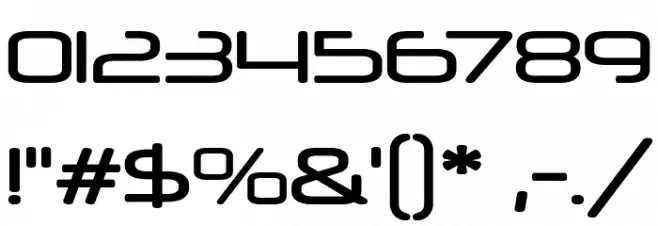 Neuropol-Regular Font OTHER CHARS