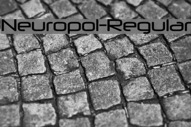 Neuropol-Regular Font examples
