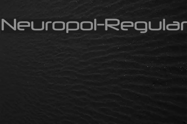 Neuropol-Regular Font examples