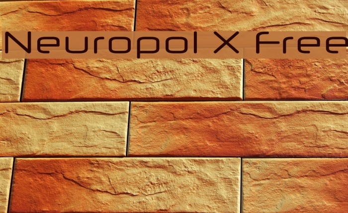 Neuropol X Free Font examples