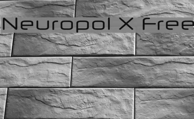 Neuropol X Free Font examples