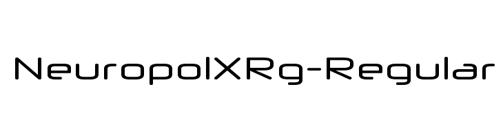 NeuropolXRg-Regular  font caratteri gratis