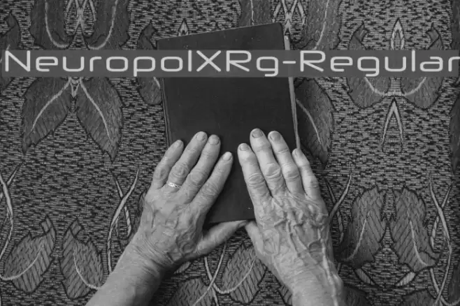 NeuropolXRg-Regular Font examples