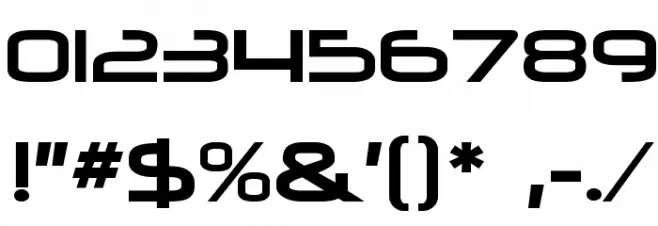 Neuropolitical-Regular Font OTHER CHARS