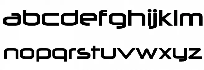 Neuropolitical-Regular Schriftart Kleinbuchstaben