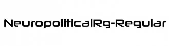 NeuropoliticalRg-Regular  Frei Schriftart Herunterladen