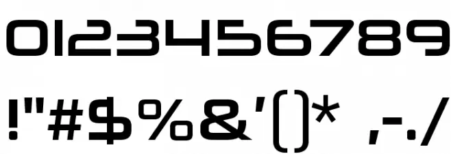 NeuropoliticalRg-Regular Font OTHER CHARS