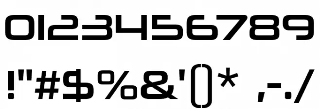 NeuropoliticalRg-Regular Font OTHER CHARS