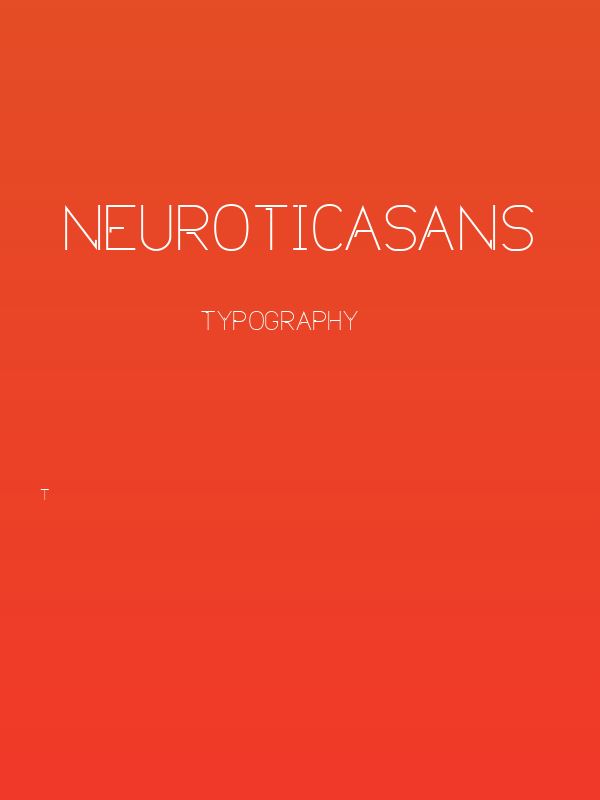 NeuroticaSans Poster