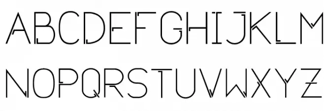 Neurotica Font LOWERCASE