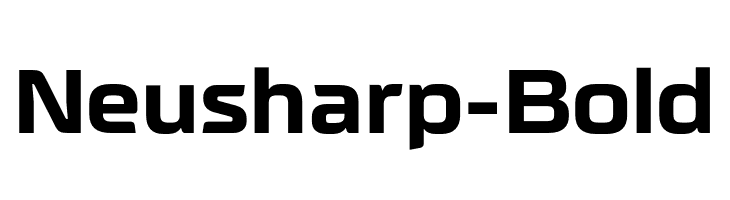 Neusharp-Bold  Free Fonts Download