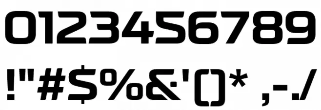 Neusharp-Bold Font OTHER CHARS