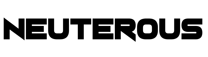 Neuterous  フリーフォントのダウンロード