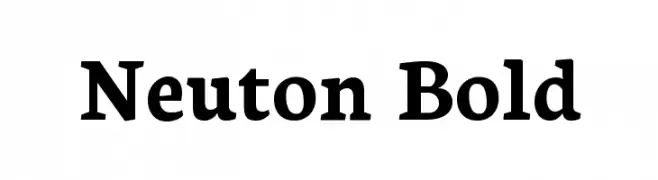 Neuton Bold  Frei Schriftart Herunterladen