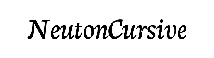 Neuton Cursive  Fuentes Gratis Descargar