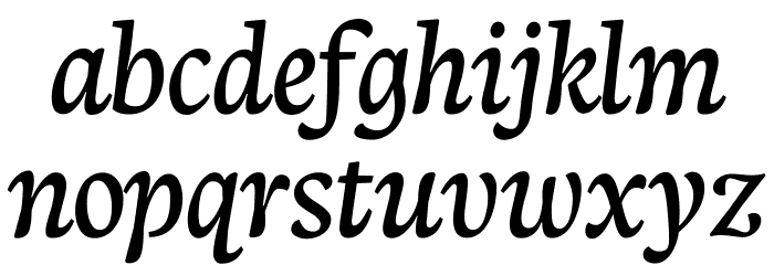 Neuton Cursive Fonte MINÚSCULAS