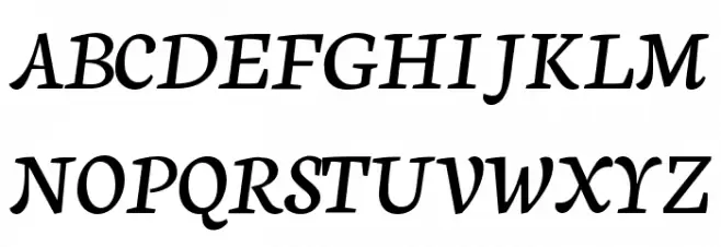 Neuton Cursive Fonte MAIÚSCULAS