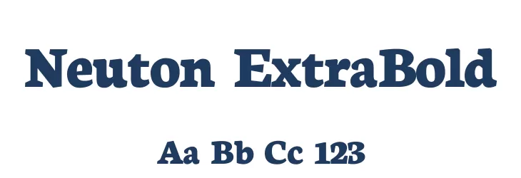 Neuton ExtraBold