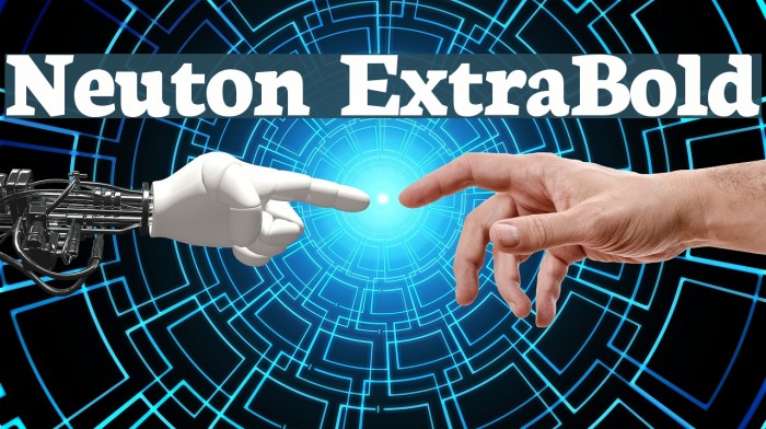 Neuton ExtraBold Example 2