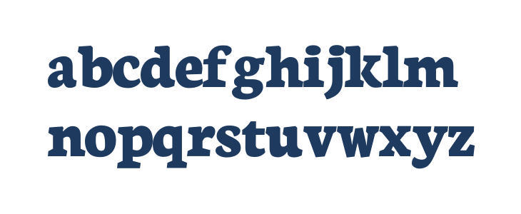 Neuton ExtraBold Lowercase