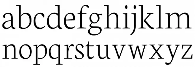 Neuton Extralight 字体 小写