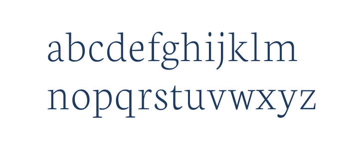 Neuton ExtraLight Lowercase