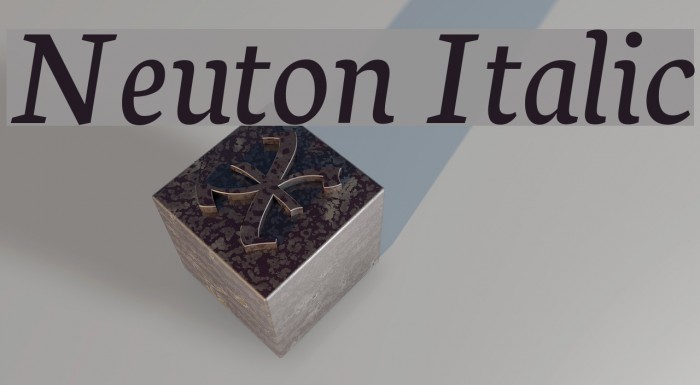 Neuton Italic Font examples
