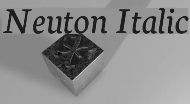 Neuton Italic Fuentes examples