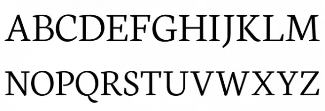 Neuton Light Schriftart Groß