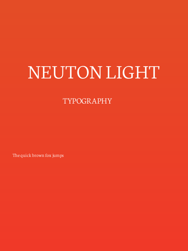 Neuton Light Poster