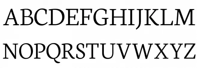 Neuton Light Schriftart Groß