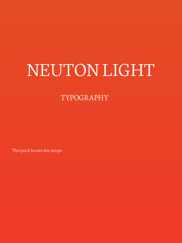 Neuton Light Poster