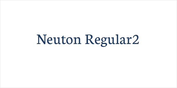 Neuton Regular2 Logo