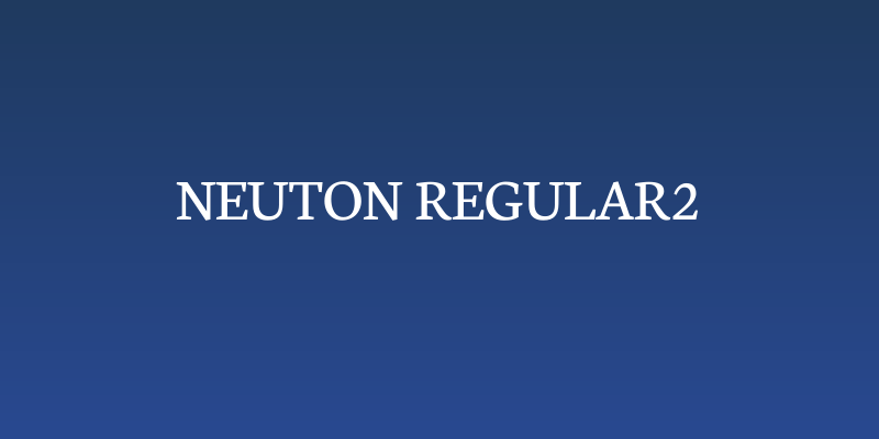 Neuton Regular2 Social Header
