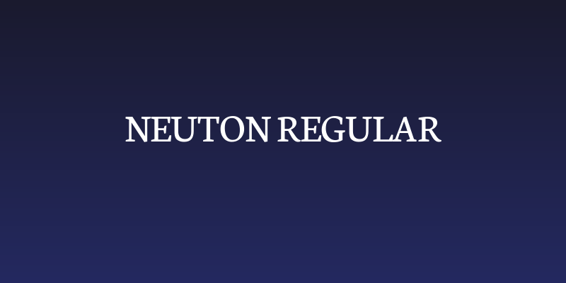 Neuton Regular Social Header