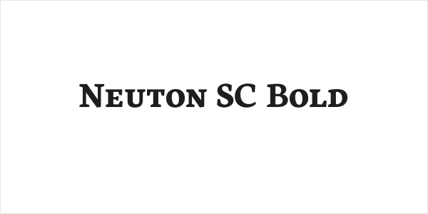 Neuton SC Bold Logo