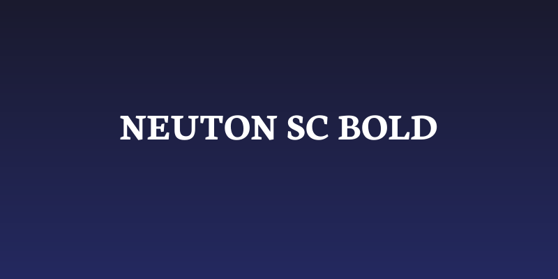 Neuton SC Bold Social Header