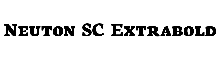 Neuton SC Extrabold Fuentes