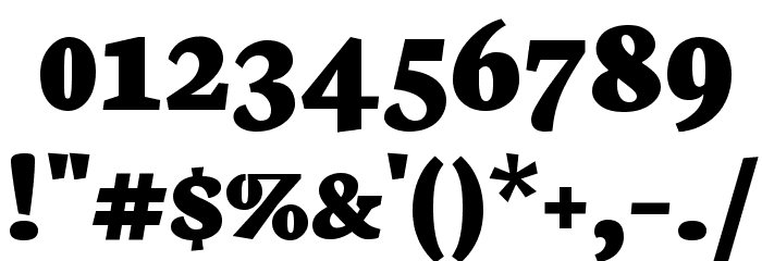 Neuton SC Extrabold Font OTHER CHARS