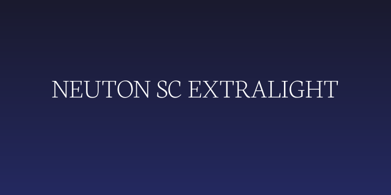 Neuton SC Extralight Social Header