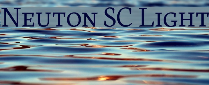 Neuton SC Light Fonte examples