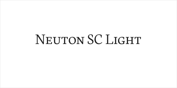 Neuton SC Light Logo