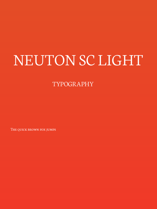 Neuton SC Light Poster