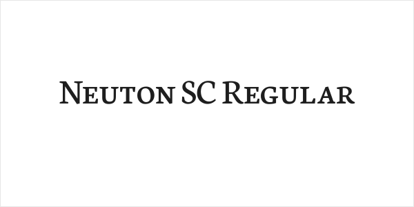 Neuton SC Regular Logo