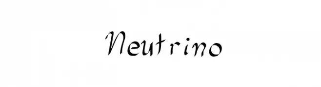 Neutrino  Скачать бесплатные шрифты
