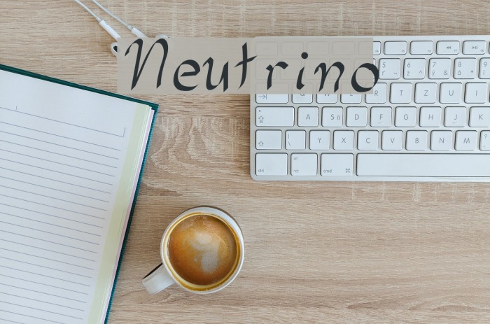 Neutrino Font examples