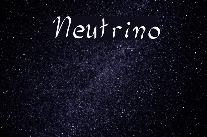Neutrino Font examples